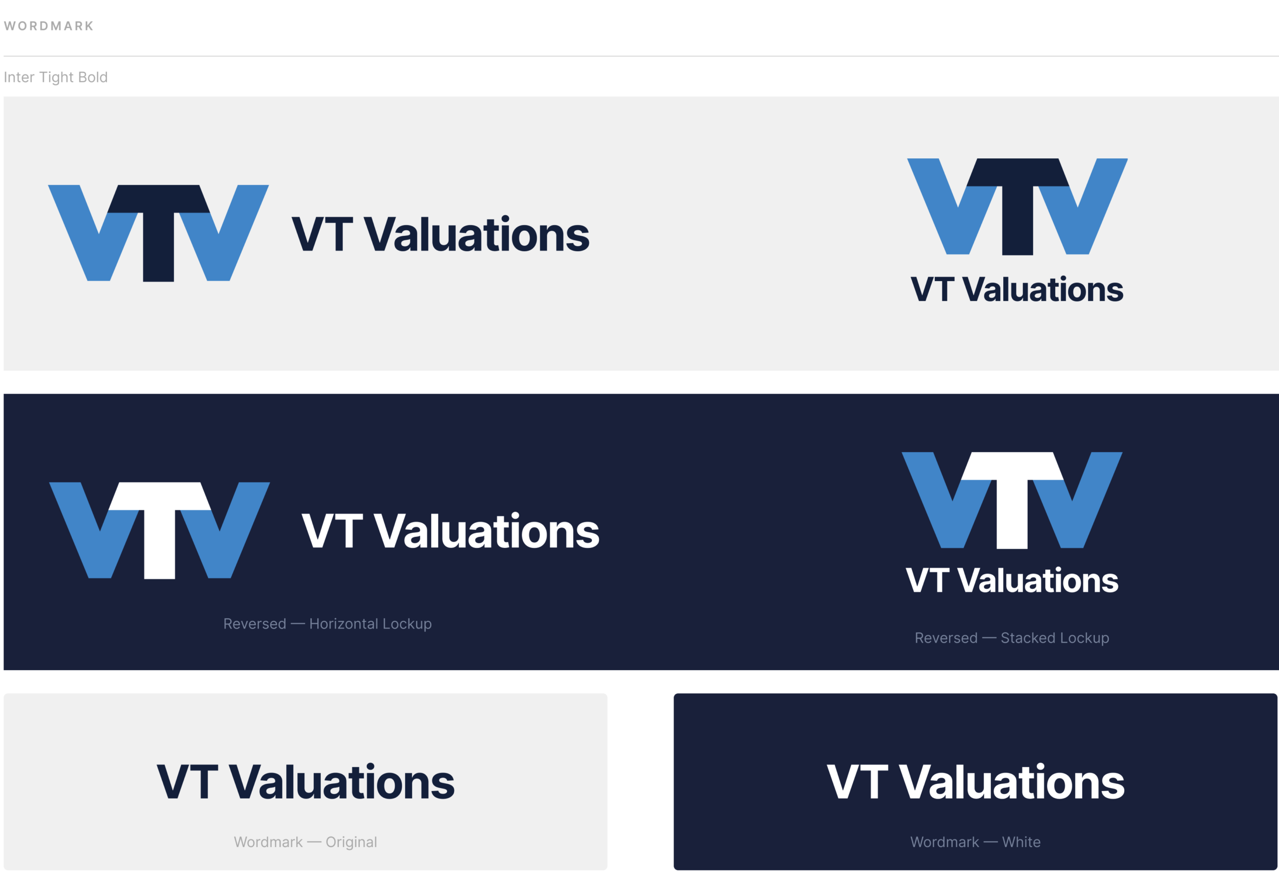 VTV logo color and wordmark exploration